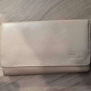 Cream Leather Wallet